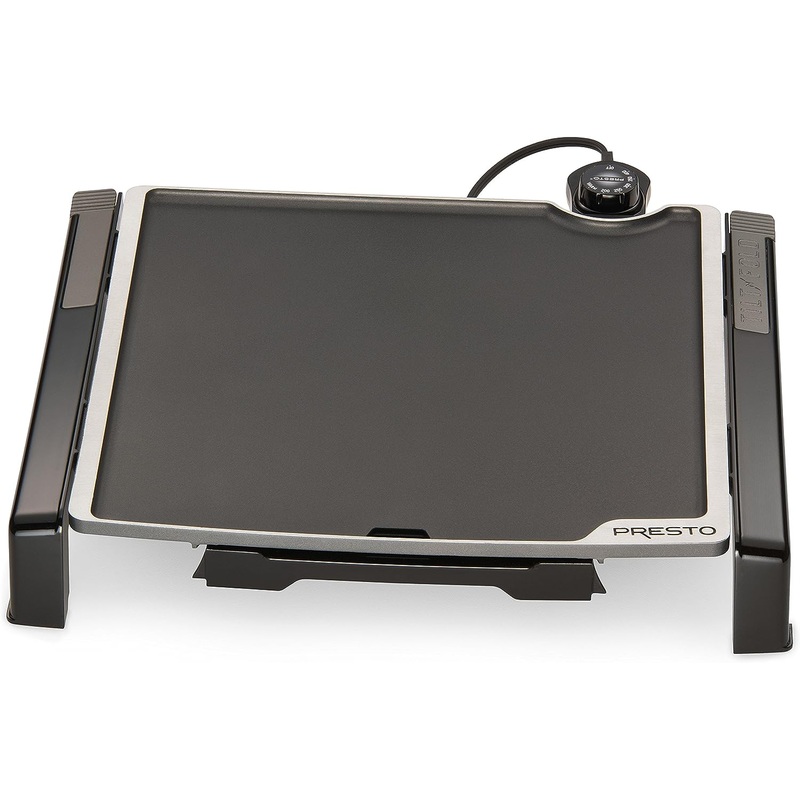 Presto 07071 15-inch Electric Tilt-n-fold Griddle, Black