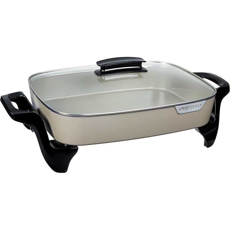 Presto, Grey Ceramic 06856 Electric Skillet, 16