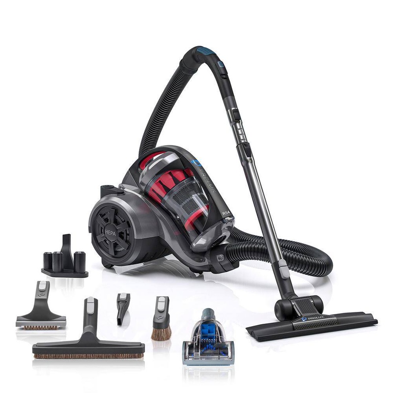 Prolux rs41 RS4 Bagless Corded Dual HEPA Filtration Multisurface Black Canister Vacuum Cleaner