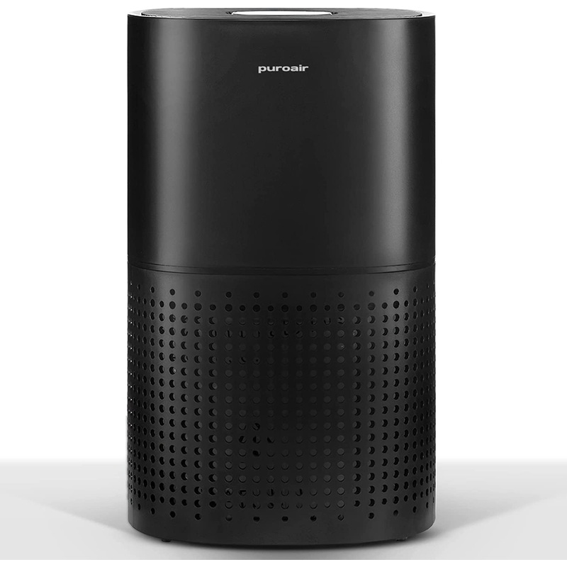 PuroAir HEPA 14 Air Purifier for Allergies  Covers 1,115 Sq Ft  Hospital-Grade Air Filter  Air Purifier for Allergies and Pets  Covers Large Rooms  Filters 99.99% of Pet Dander, Smoke, Allergens, Dust, Odors, Mold