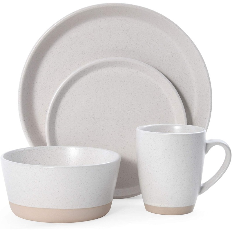 Pfaltzgraff Hudson 16-Piece Dinnerware Set, Beige