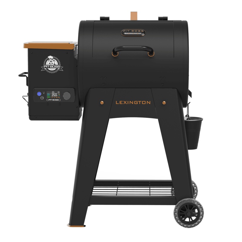 Pit Boss Lexington 500 sq in Wood Fired Pellet Grill and Smoker  Onyx Series