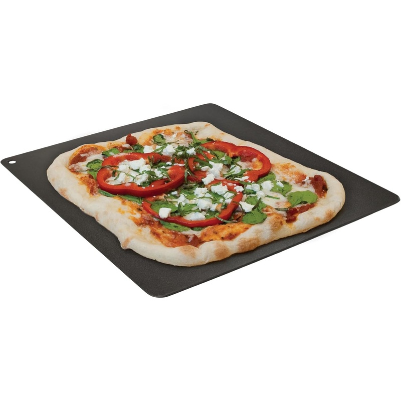 Pizzacraft PC0308 Square Steel Baking Plate for Oven Or BBQ Grill  14 x 14