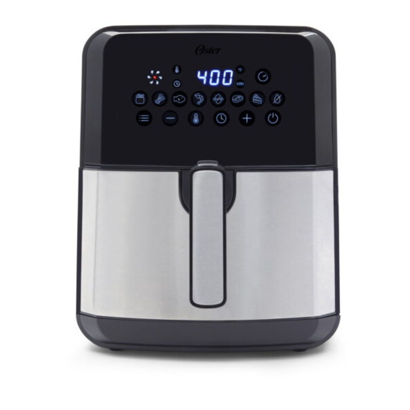 Oster DiamondForce Nonstick XL 5 Quart Digital Air Fryer, 8 Functions with Digital Touchscreen