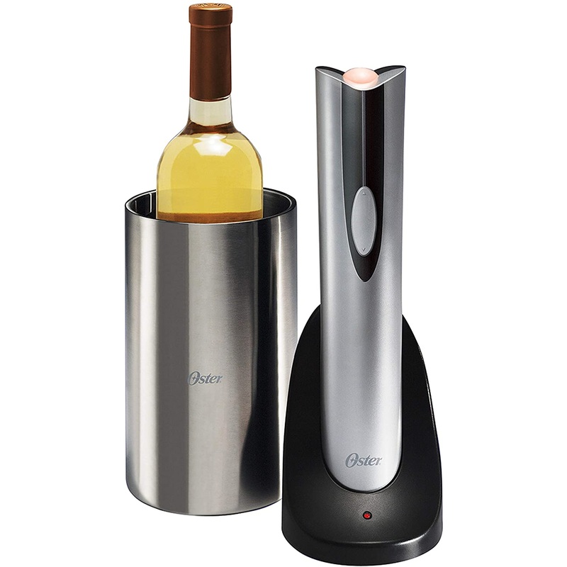 Oster Rechargeable and Cordless Wine Opener with Chiller
