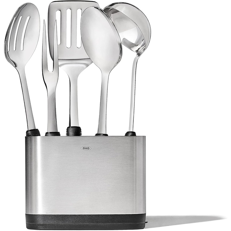 OXO Good Grips Stainless Steel Prep & Serve Kitchen Tool 6pc Set