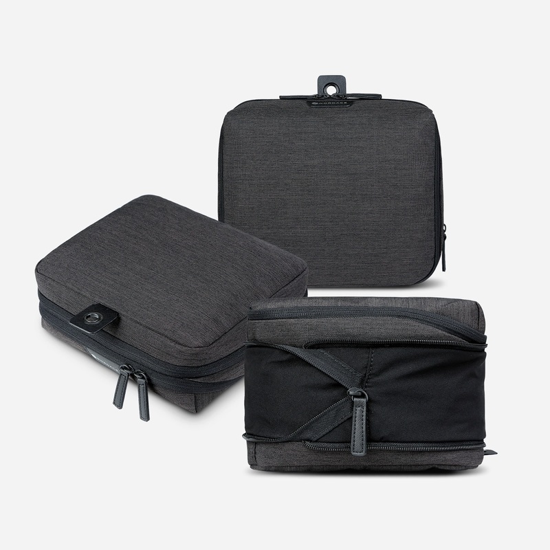 Pack-It-All Bundle: 2x Packing Cubes & 1x Wash Pouch, Black