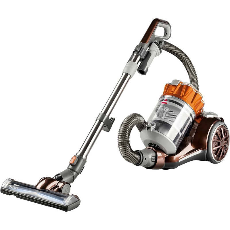 Bissell Hard Floor Expert Multi-Cyclonic Bagless Canister Vacuum, 1547  Corded Burnt Orange