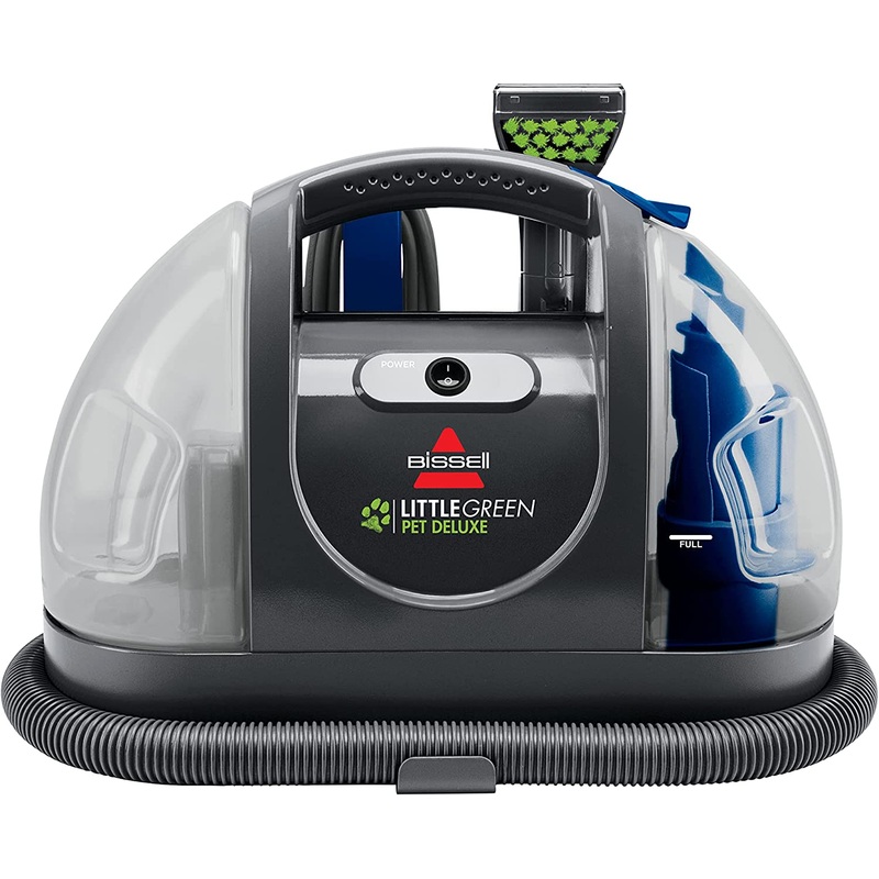 Bissell Little Green Pet Deluxe Portable Carpet Cleaner, 3353, Gray/Blue