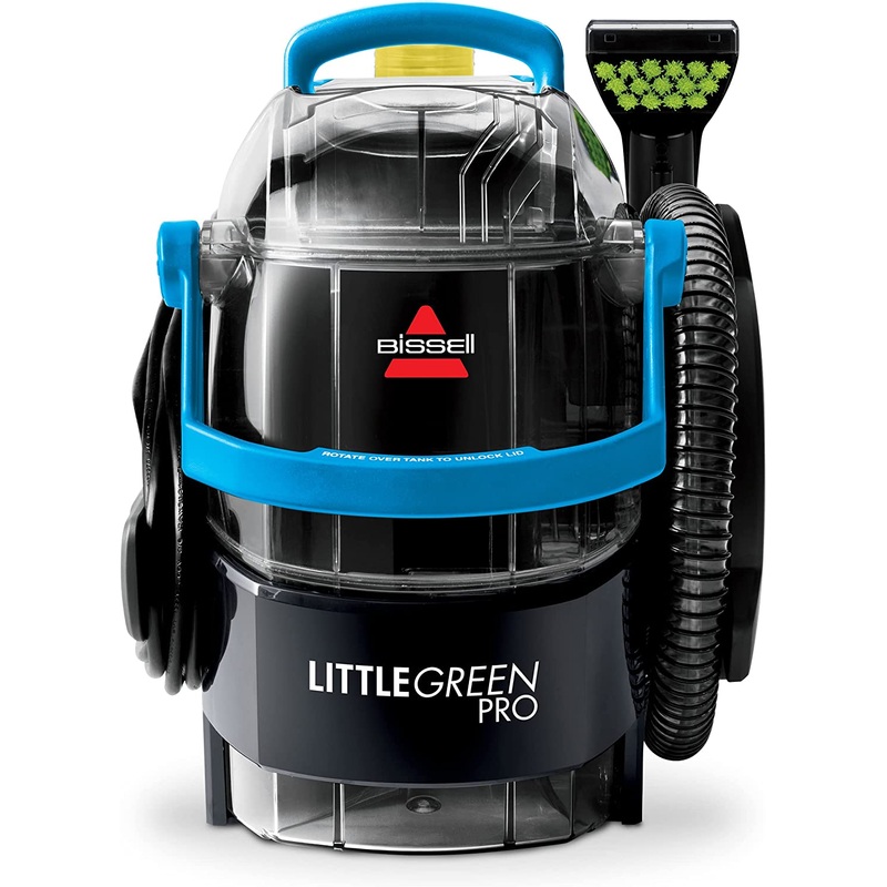 BISSELL Little Green Pro Portable Carpet & Upholstery Cleaner with Deep Stain Tool, 3 Tough Stain Tool, plus two 8 oz. trial-size Formulas, 3194