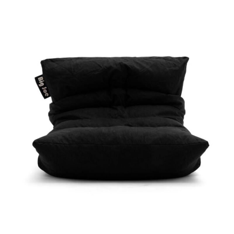 Big Joe Roma Bean Bag Chair, Plush 3ft, Black