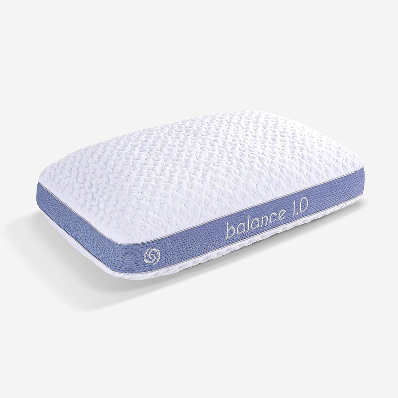 Bedgear Balance Performance Pillow Size 1.0  Firm Moisture Wicking Pillows for All Positions  Back, Side, Stomach Sleepers Includes Hypoallergenic, Washable, and Removable Cover- White