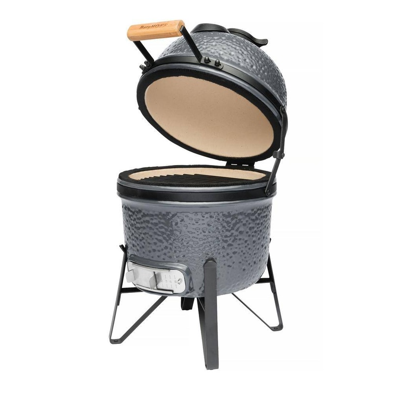 BergHOFF 2415703 13 in. Ceramic Charcoal Grill in Blue