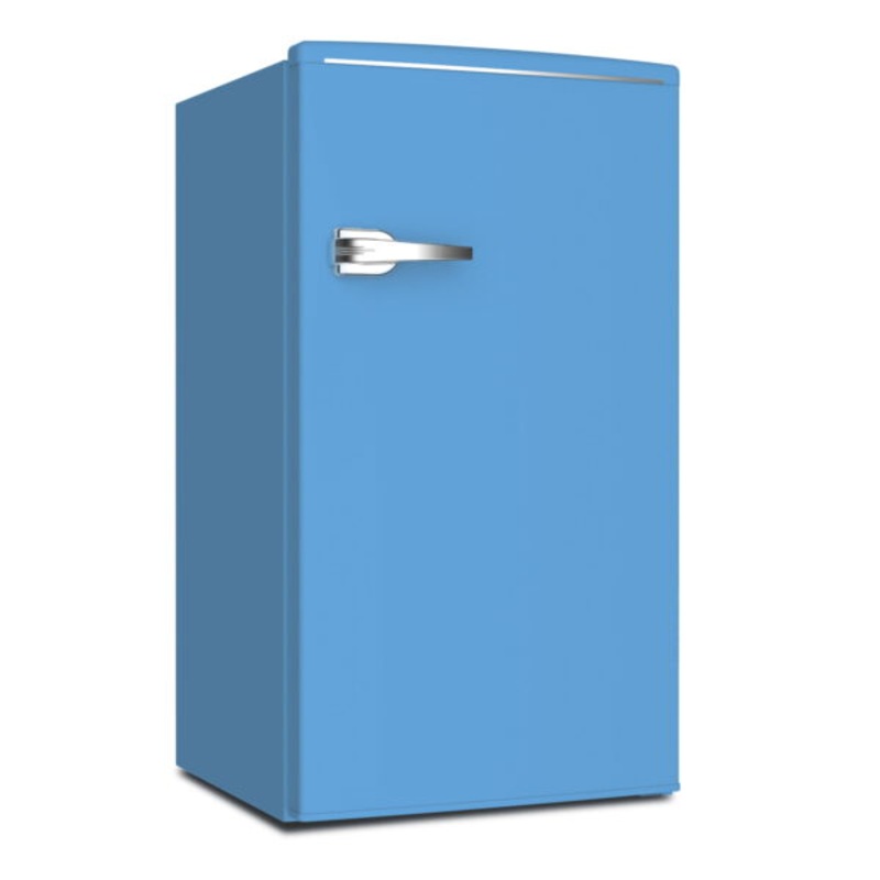 Avanti Retro Series Compact Refrigerator, Mini-Fridge, 3.1 cu. ft., in Robin Egg Blue (RMRS31X6BL-IS)
