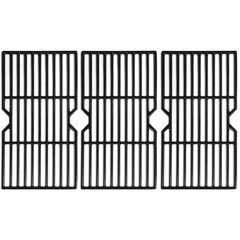 Avenger 140342 16-7/8 in. Polished Porcelain Coated Cast Iron Grill Grates (Set of 3)