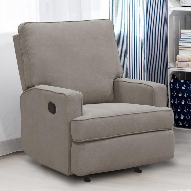 Baby Relax Salma Rocker Recliner Chair, Nursery Furniture, Taupe