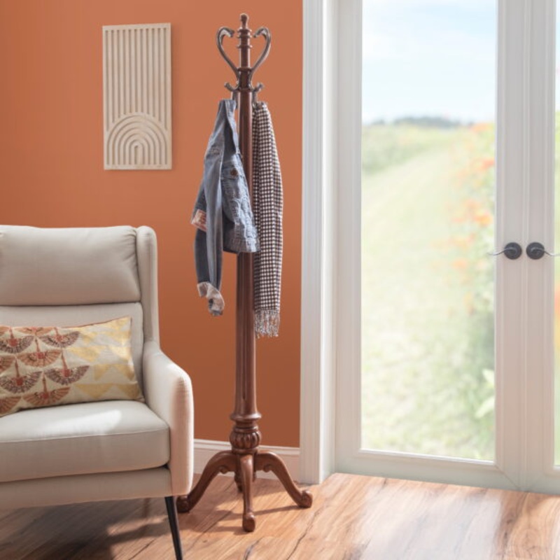 Barrier Reef Coat Racks, Lightly Distressed Warm Nut Brown
