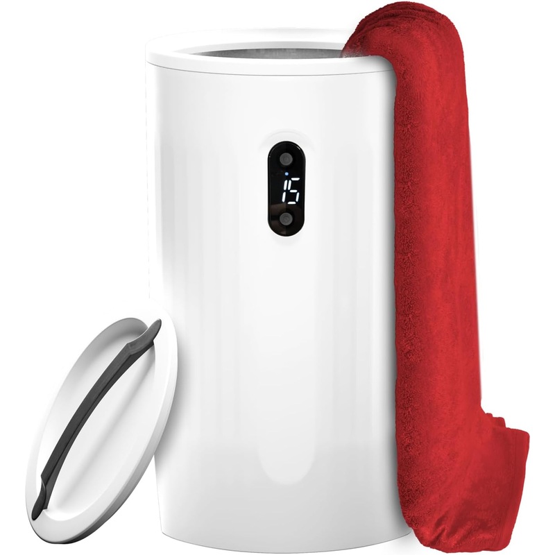Bartnelli Pro Luxury Premium Towel Warmer, Extra Large Modern Bucket Style Warmer for Home Bath & Spa Towels, Blankets & Bathrobes | Great Gift Idea for Men, Women for Holidays,Birthdays,Anniversaries
