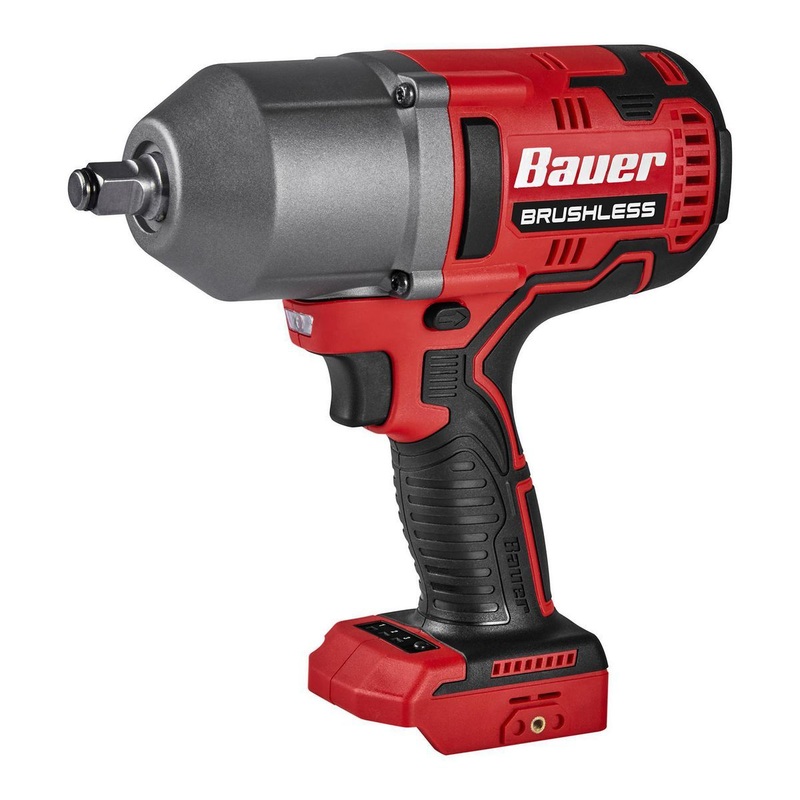 BAUER 2085CR-B20V Brushless Cordless 1/2 in. High-Torque Impact Wrench  Tool Only