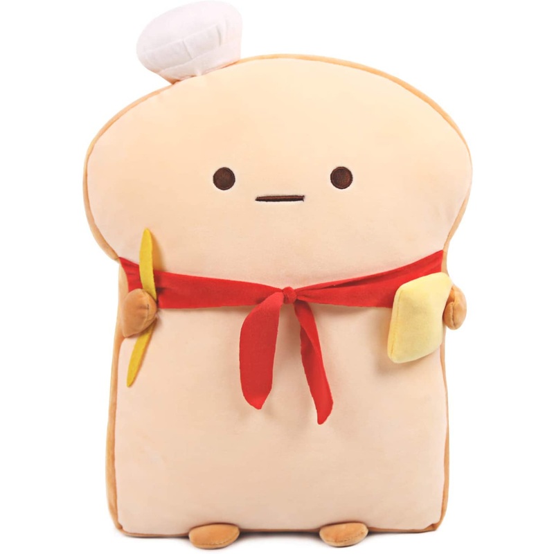 ARELUX 17.7 Funny Toast Sliced Bread Pillow,Bread Shape Plush Hugging Pillow