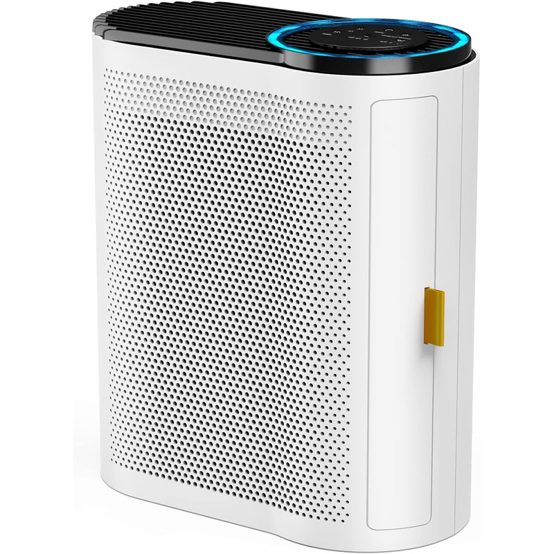 AROEVE Air Purifiers for Large Room Up to 1095 Sq Ft Coverage with Air Quality Sensors High-Efficiency HEPA Filter with Auto Function for Home, Bedroom, MK04- Black