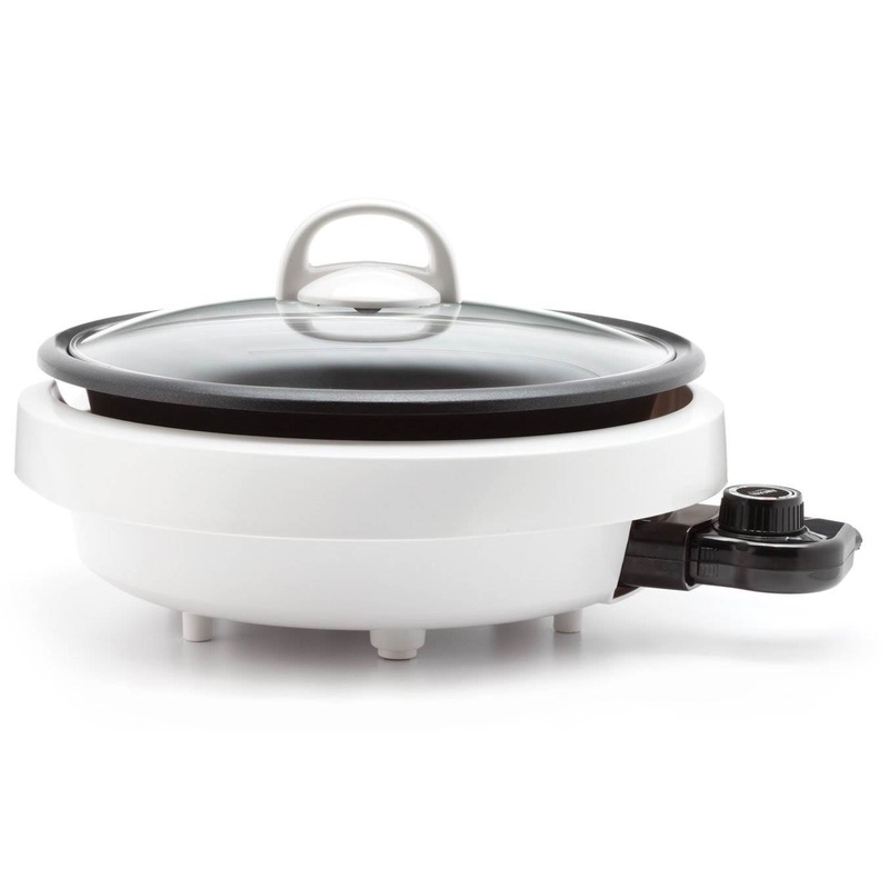 Aroma 3Qt. Grillet 3-in-1 Electric Indoor Grill  White