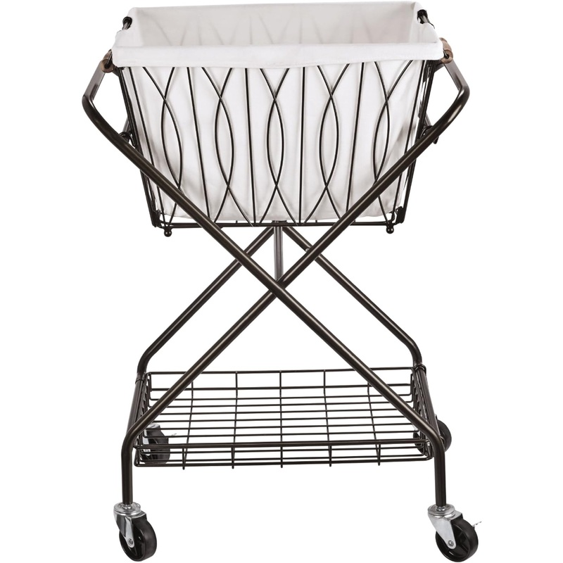 Artesa Verona Laundry Cart with Removable Basket