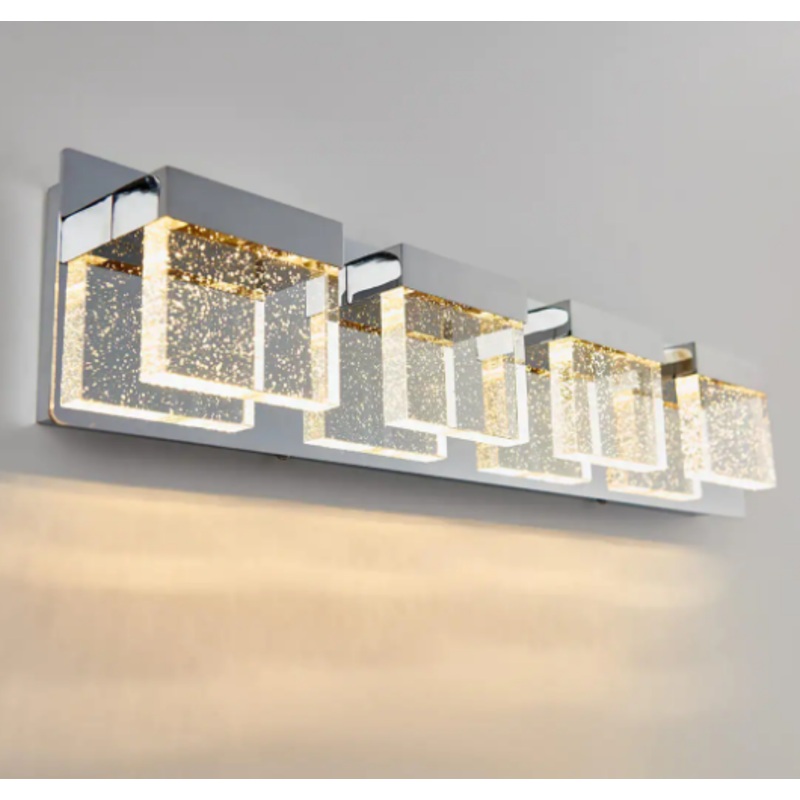 Artika Bubble Cube 4-LED Vanity Light, Chrome