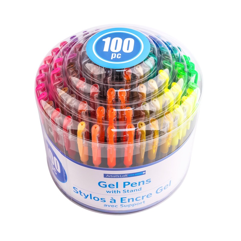 Artists Loft Gel Pens with Stand