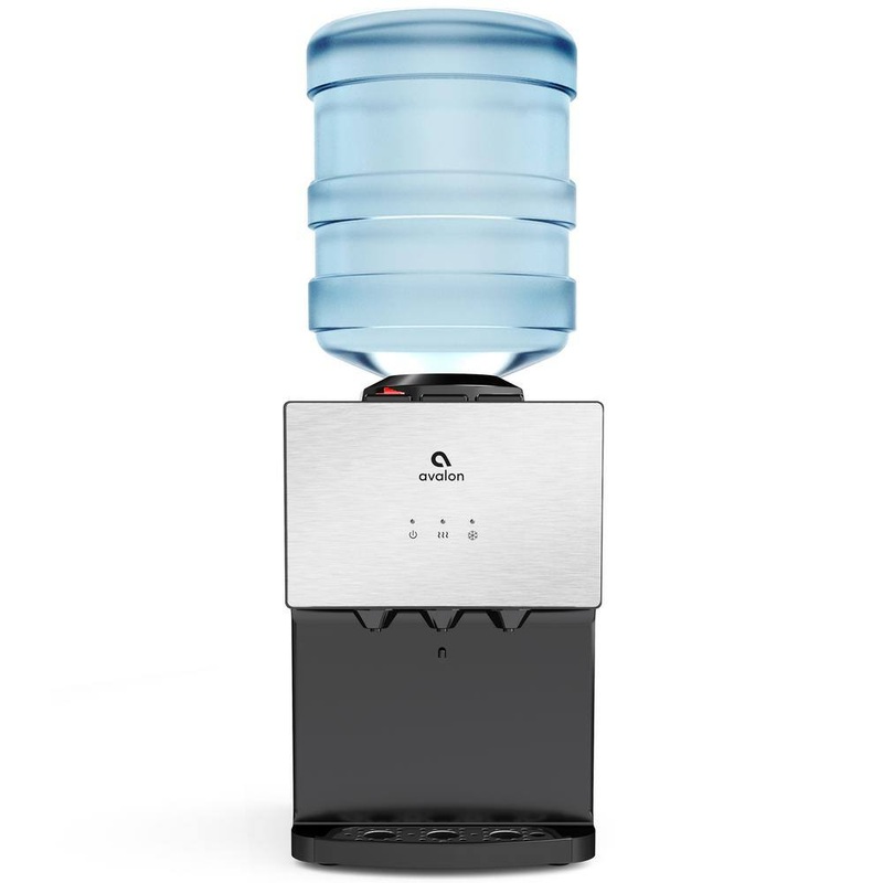 Avalon A11-CTTL Premium 3 Temperature Top Loading Countertop Water Cooler Dispenser UL/Energy Star Approved- Stainless Steel