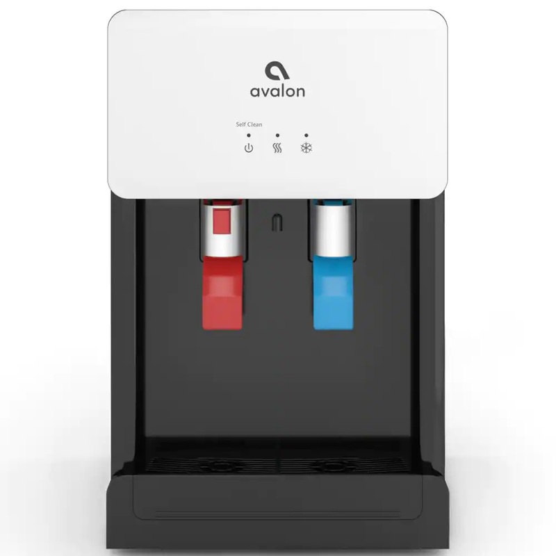 Avalon Countertop Self Cleaning Touchless Bottle less Water Cooler Dispenser, White