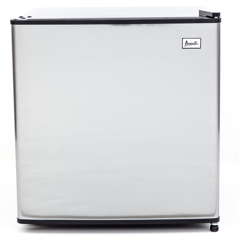Avanti 1.4 Cu. Ft. Refrigerator w/Freezer Black with Platinum VFR14PSIS