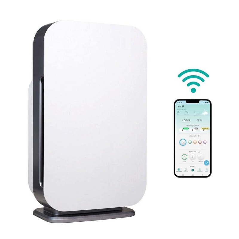Alen BreatheSmart-45i-Pure-White BreatheSmart 45i Air Purifier with Pure, True HEPA Filter for Allergens, Dust, Mold, and Germs  800 SqFt
