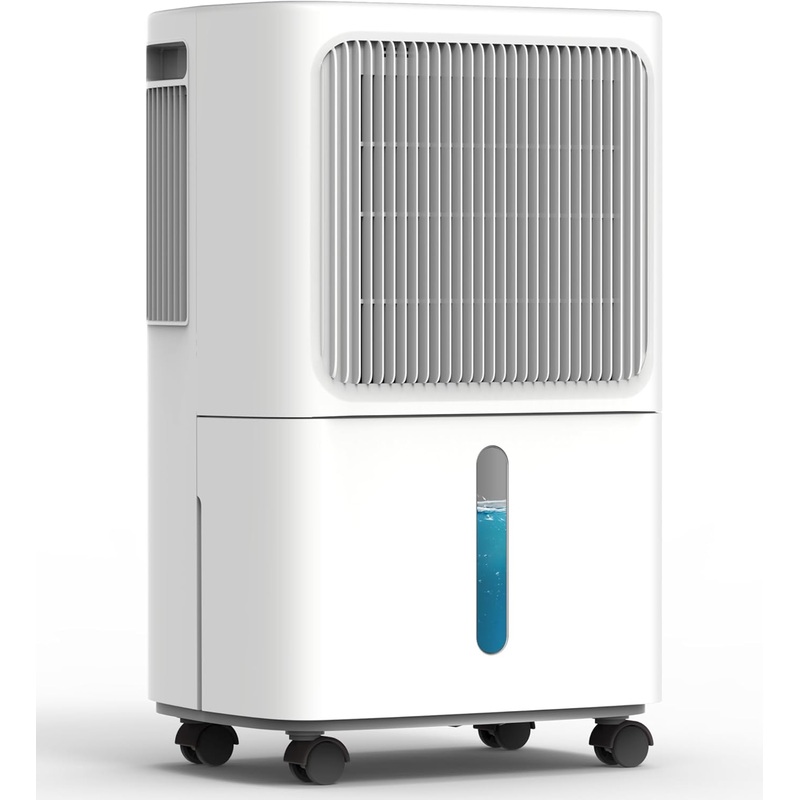 2500 Sq. Ft Dehumidifier for Basement, 34 Pint Dehumidifiers For Home, Large Room, Auto Drain or Manual Drainage, Digital Control Panel, Auto Defrost, 24H Timer, Child Lock