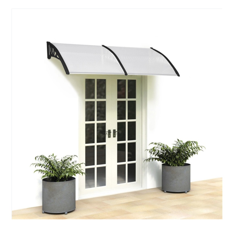80x 40 Outdoor Front Door Window Awning Patio Canopy Rain Cover UV Protected Eaves RT