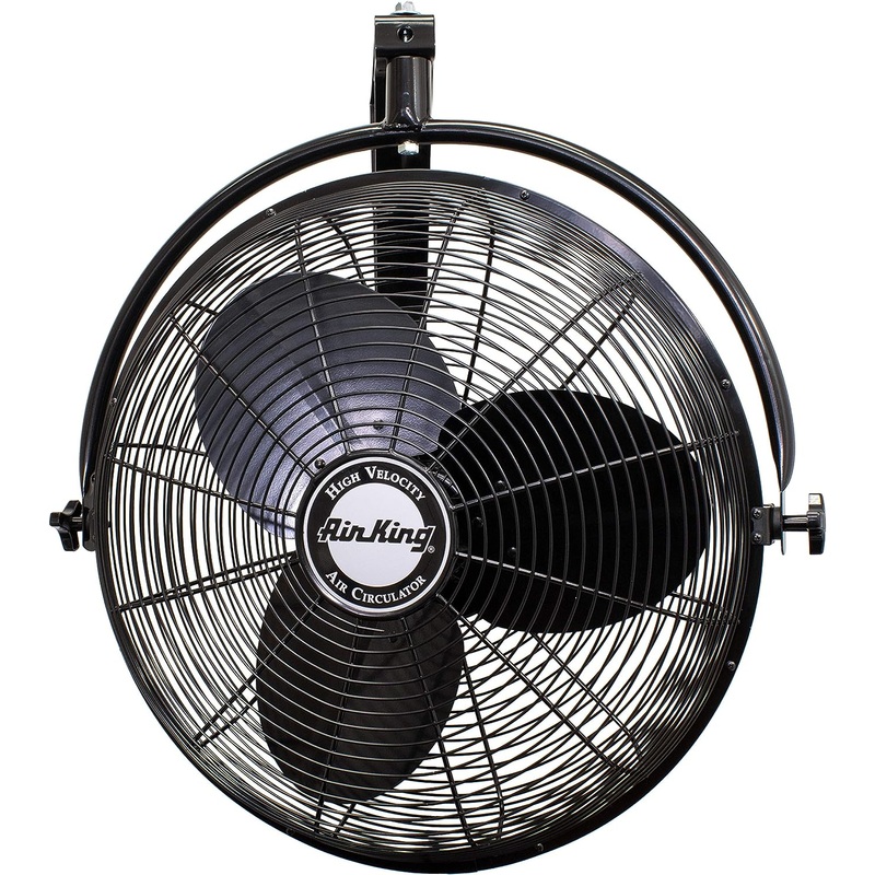 Air King 9020 1/6 HP Industrial Grade Wall Mount Fan, 20-Inch,Black