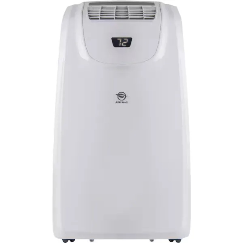 AIREMAX APE508CH 8,000 BTU Portable Air Conditioner Cools 500 Sq. Ft. with Dehumidifier and Heater in White