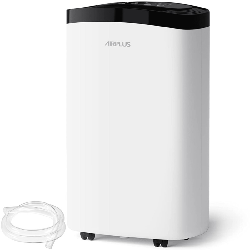 AIRPLUS Dehumidifiers, 30 Pint Dehumidifiers with Drain Hose, 1,500 Sq. ft. Dehumidifier for Home, Rebuilt Dehumidifiers for Basement, AP1907, White
