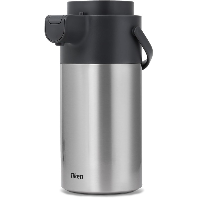 Airpot Coffee Dispenser with Pump  Coffee Carafes for Keeping Hot  Beverage Dispenser  135oz/4L Thermal Coffee Carafe for Hot Liquids  Stainless Steel Insulated Coffee Thermos Carafe