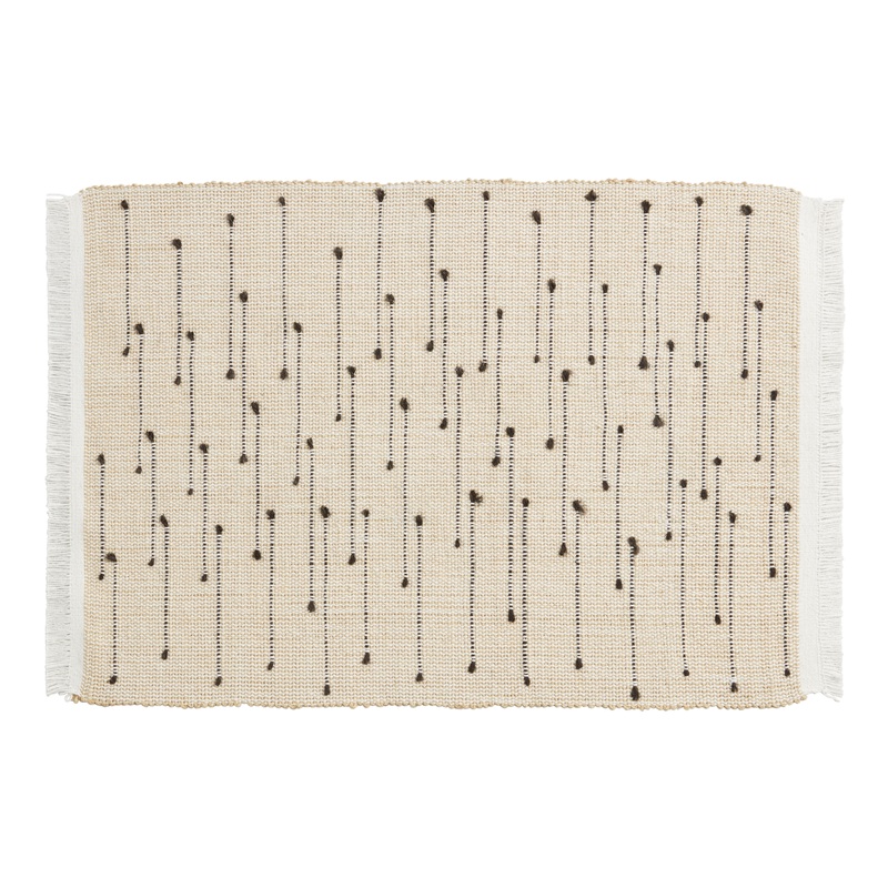 Arusha Black Dot Placemats Set Of 4