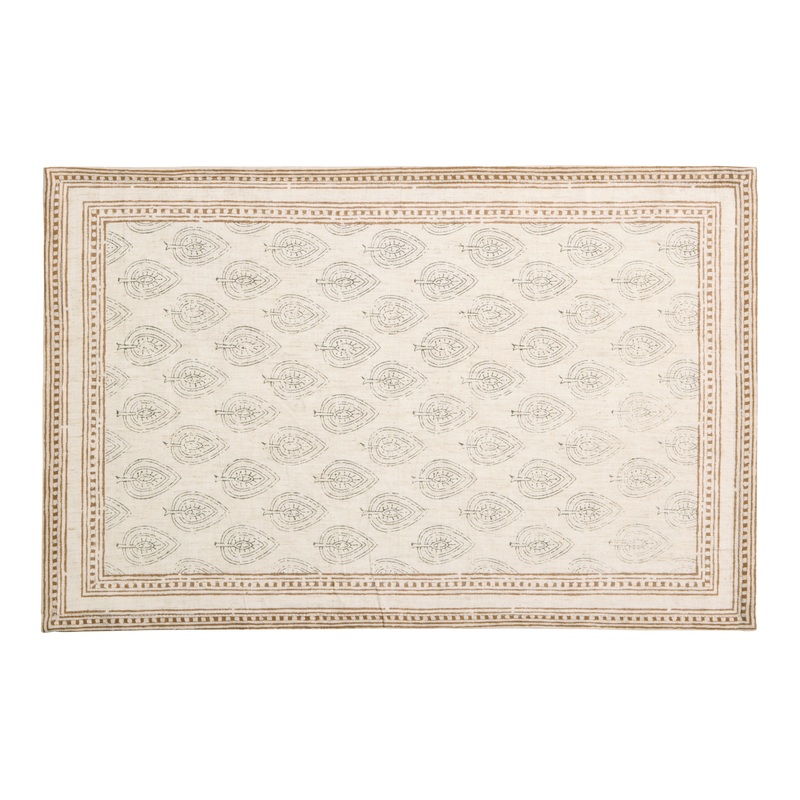 Espresso Brown and Gray Abstract Placemat Set of 4