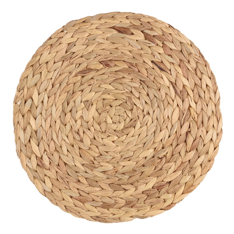 Round Natural Fiber Placemat