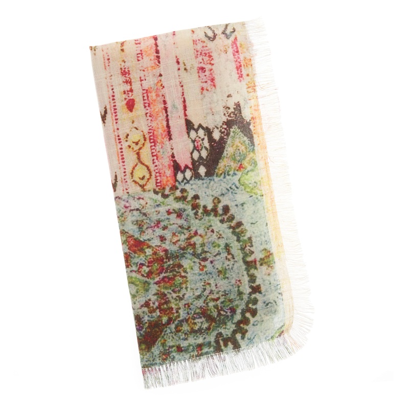 Multicolor Patchwork Haveli Napkins Set of 4