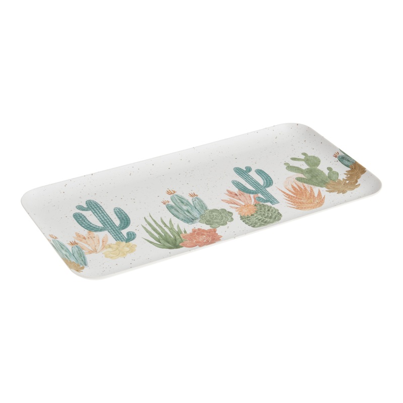 Desert Cactus Melamine Serving Tray