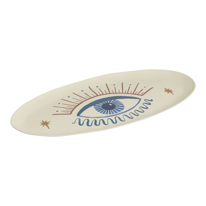 Evil Eye Melamine Serving Platter