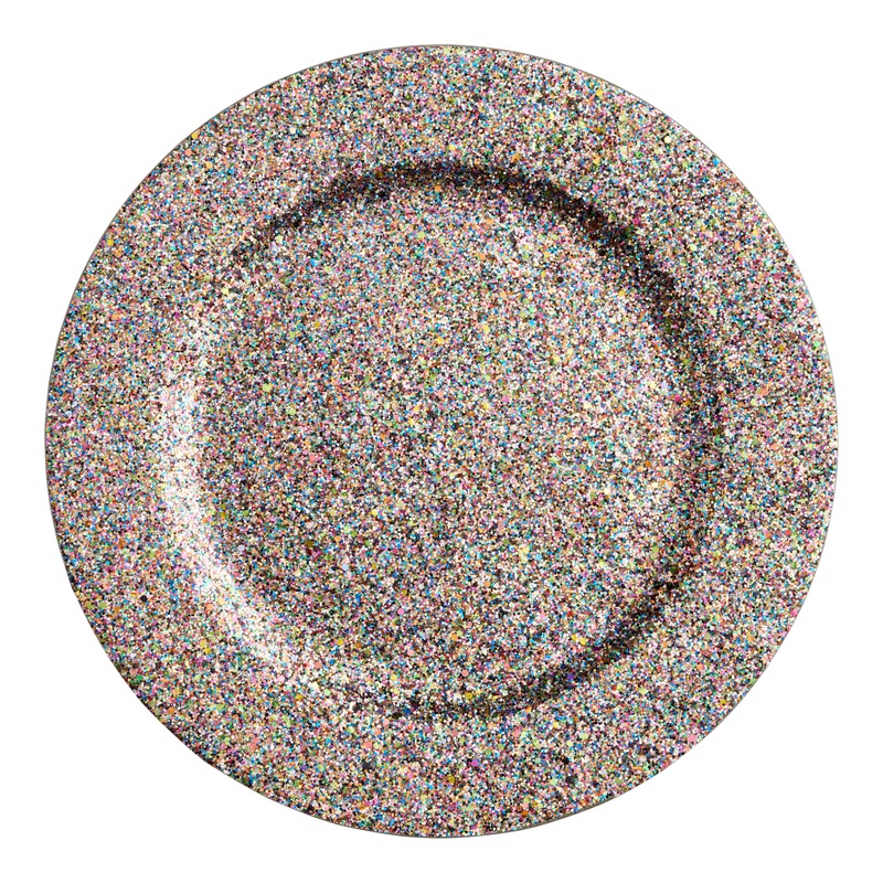 Glitter Charger Plate Set of 2