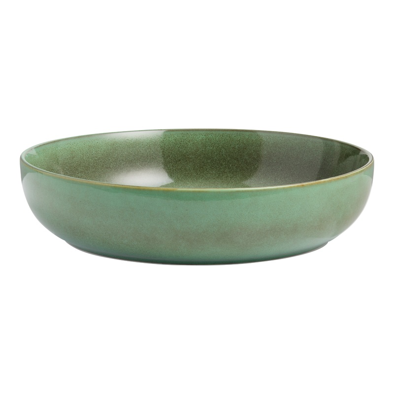 Grove Green Speckled Reactive Glaze Serving Bowl