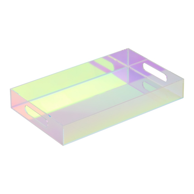 Iridescent Acrylic Serving Tray