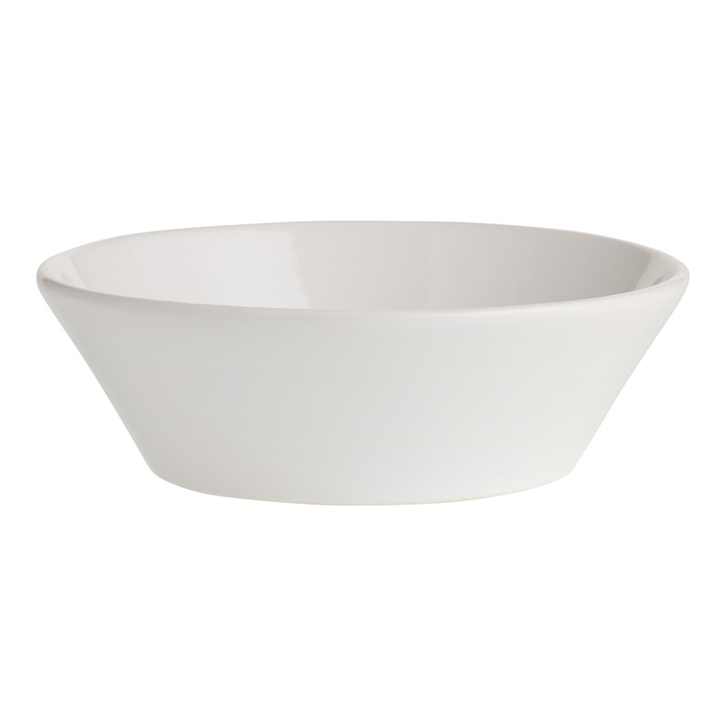 Mateo Medium White Serving Bowl