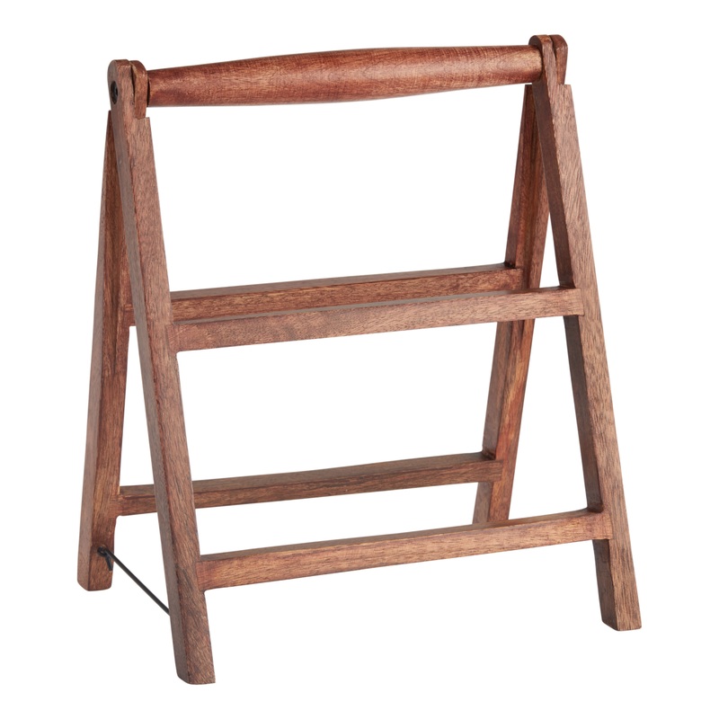 Natural Wood Platter Ladder